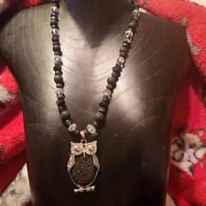 Owl diffuser necklace